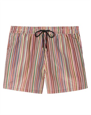 Signature Stripe Badeshorts